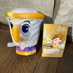 Disney Chip Plush with Yellow and White Accents- NWT
